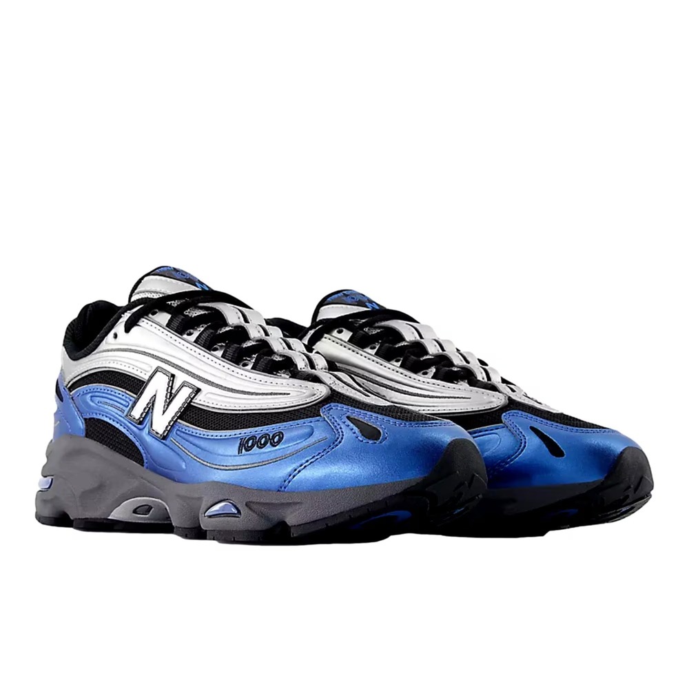 New Balance 1000 Shoes Men Size 10.5 Blue Silver Athletic M1000ENV - Picture 3 of 7